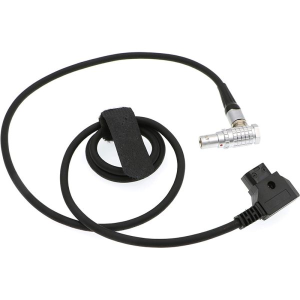 6 Pin Female D Tap To Lemo Cable , Red Epic Power Cable 0.75M Length