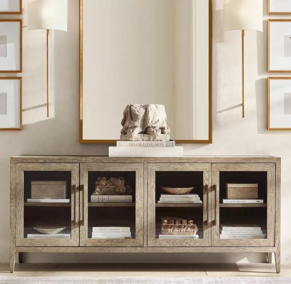 Modern Bedroom Functional Console Table With Sintered Stone Top