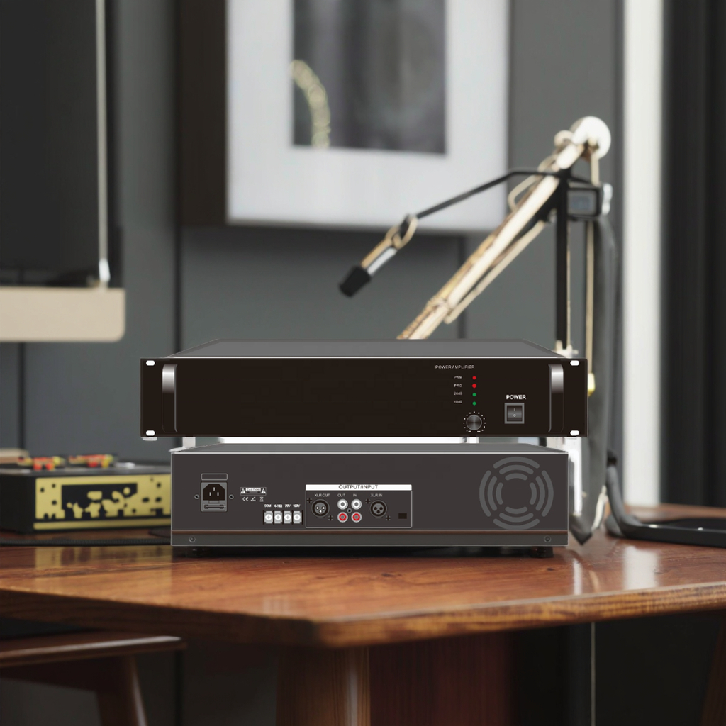 Broadcast Power Amplifier 240W High Power Amplifier For Home Theatre