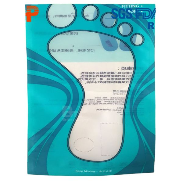 Custom Printing Shoe-pad Packaging Bag Insole Pouch