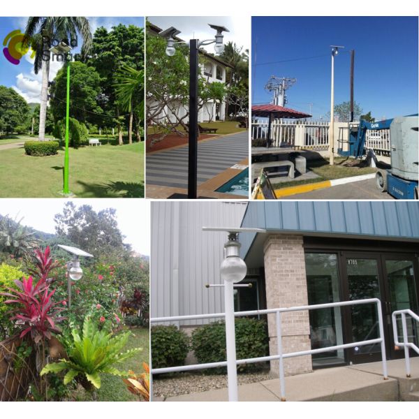 12W Integrated Solar Street Light 3000-6500K For Industrial / Parking Lot