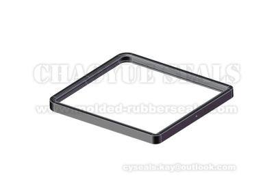 High Elasticity Insulating Rubber Sheath Black Color 235 x 253.5 x 17.5 mm