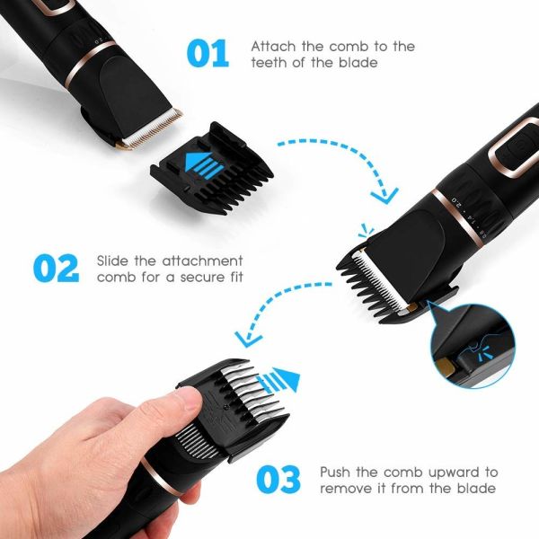 Прочные волосы Клипперс любимца & триммеры приводят логотип в действие напряжения тока 8В подгонянный 110-240В