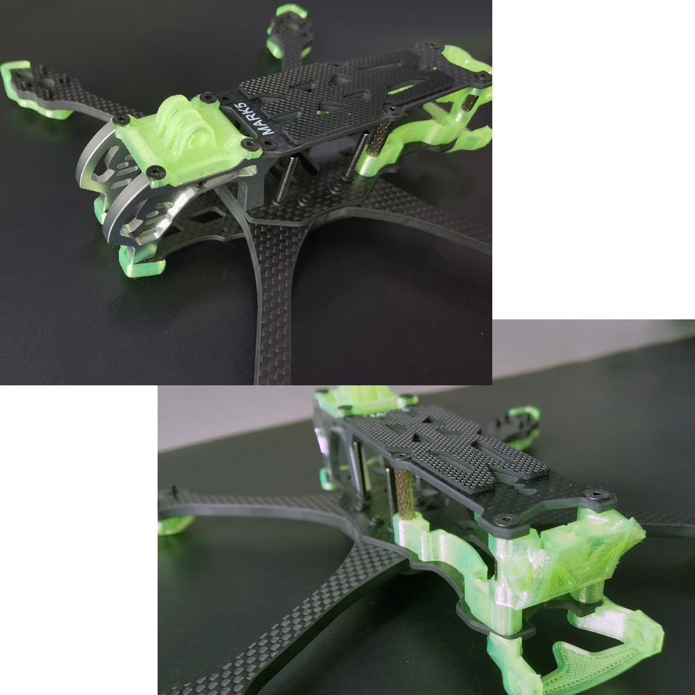 RC MARK5 5inch FPV Carbon Fiber Frame 225mm Wheelbase With 5 Arm For Analog Drones