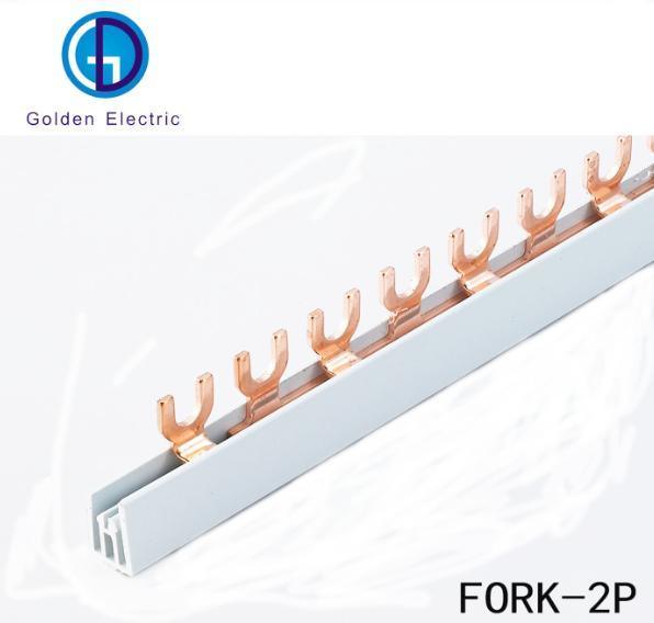 C45 1p 2p 3p 4p Электрический штиф Медный MCB Busbar с емкостью 63A