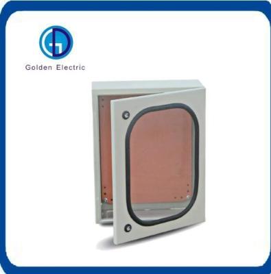 Caixa de distribuição de energia à prova d'água IP66 Certificação ISO9001 2000 com porta de plexiglás