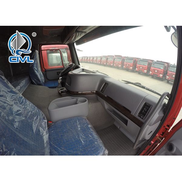 High Power 6 Wheel Dump Truck / Energy Saving Heavy Duty Dump Trailer