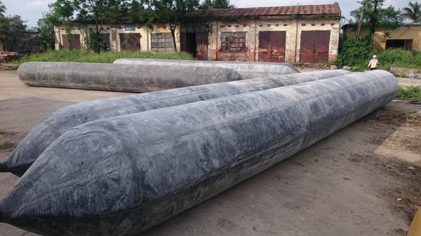 ar de borracha de nylon bolsas a ar de lançamento enchidas ISO17357 do navio 0.20Mpa