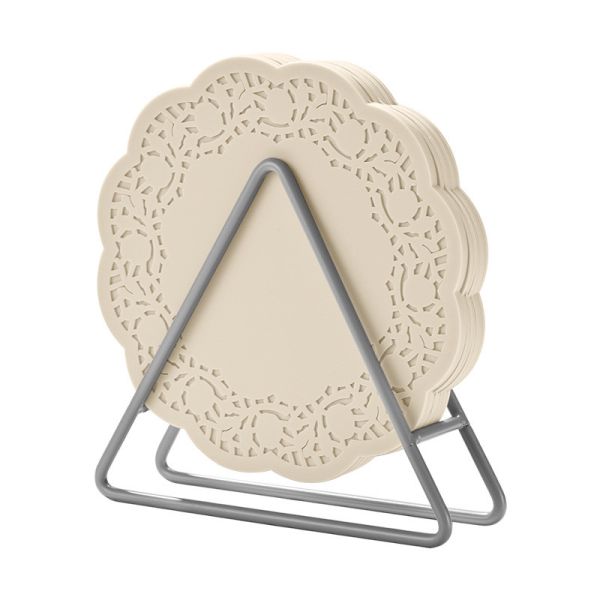 Силиконовые подставки для напитков с держателем Подставки для стаканов для напитков Силиконовые коврики для ковров Термостойкие чайные коврики Подарки для гостей