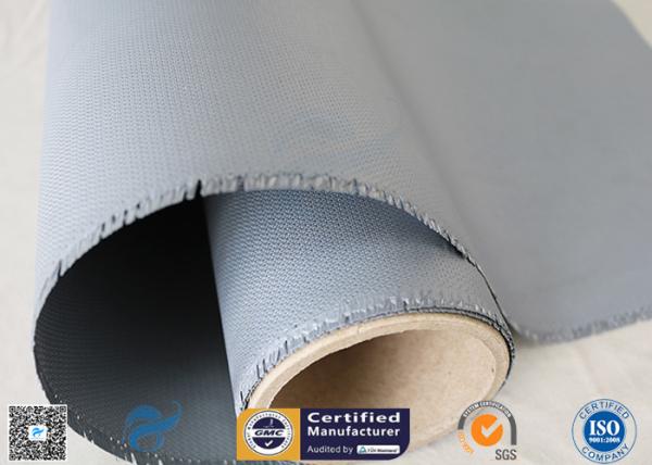 3732 E - do silicone resistente ao calor do cinza da largura tela revestida da fibra de vidro 0.45mm do vidro 1.2m