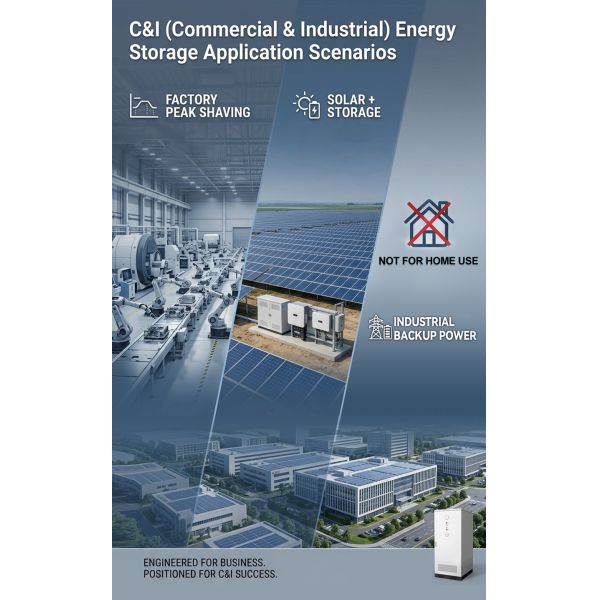 Industrial BESS 125kW 261kWh Liquid Cooling 3 Phase 400V High Voltage Energy Storage System