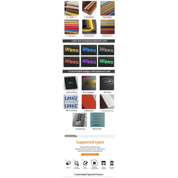 Vente en gros Fabrication de bijoux haut de gamme cadeau Boîte d'emballage Collier personnalisé Ensemble de bijoux d'anneau Emballage plastique en forme de cœur en LED blanc Boîte de bijoux avec logo