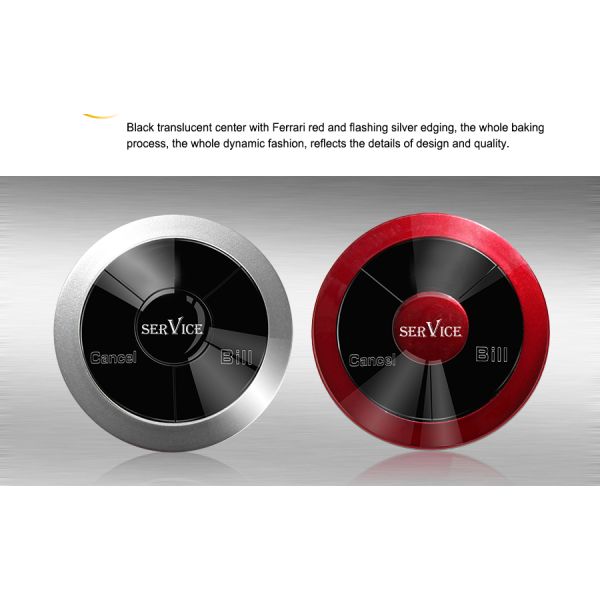 Беспроводной официант, носящий служебный звонок, алфавитно-цифровой, двухстрочный текстовый пейджер, висящий вокруг талии.