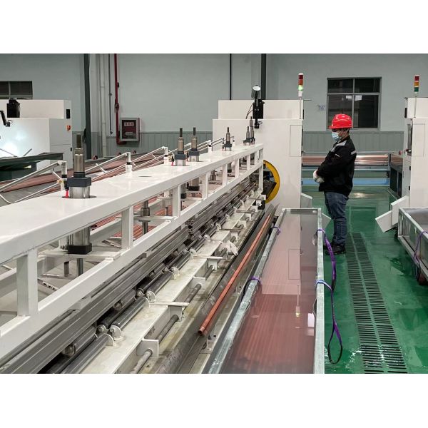 Трубопровод теплообменного аппарата OD 15.88mm, медная ребристая труба для затопленного испарителя