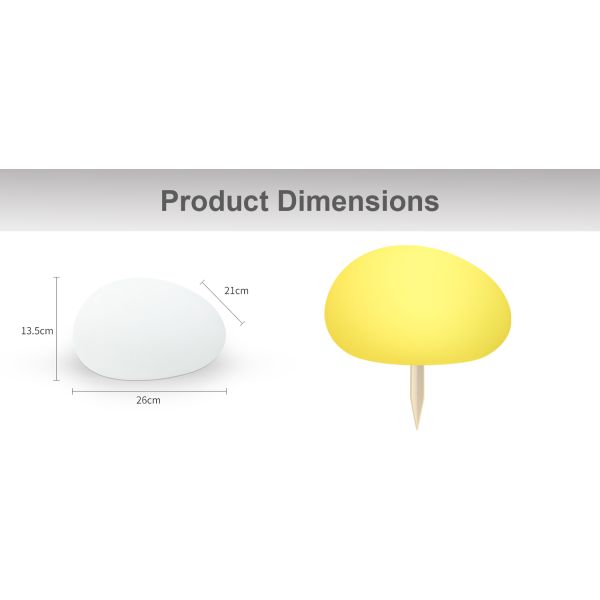el jardín solar al aire libre de las luces del césped de 1800mAh 6000K llevó 5V formado piedra 1.5W