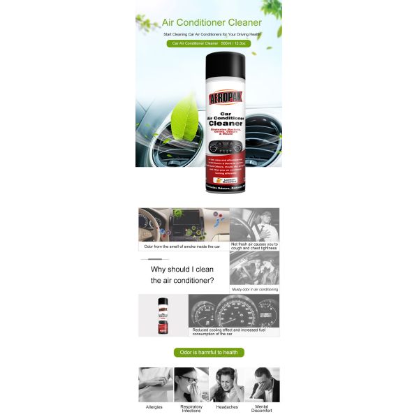 TUV Certifacates Car Air Conditioner Cleaning Spray 500ml