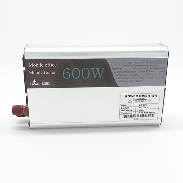 Wholesale Stainless Steel Pure Sine Wave Solar Inverter Pure Sine Wave Inverter 600 Watt Inverter 12 V To 220 V Pure Sine Wave