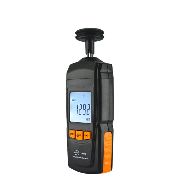 GM8906 Motor Tachometer Digital LCD with Backlight for Non-destructive Testing 0.5~99999 RPM Measurement