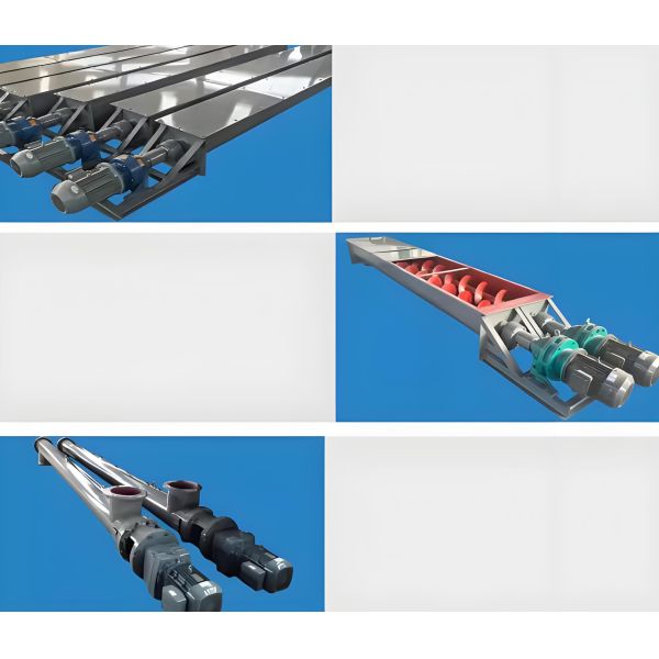 Customizable Heat-resistant Axle-less Spiral Conveyor Feeder with 30 RPM Speed Control for Wet Concrete and Cement