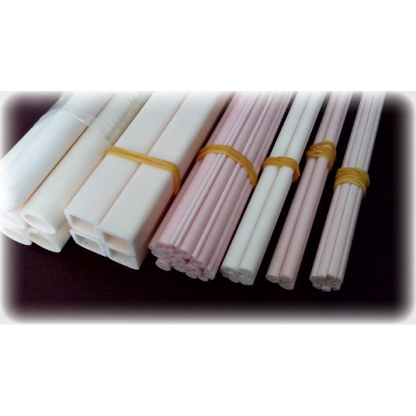 99% Purity High Temp Alloys Al2O3 Micro Ceramic Tube Eroded Oxidation