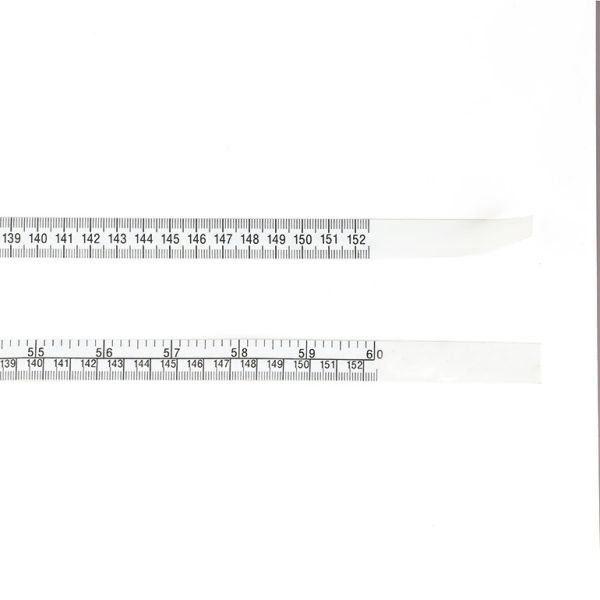 Wintape 60-дюймовый PE не-PVC измерительный счетчик без металлических концов Белая плоская поверхность мягкая измерительная лента