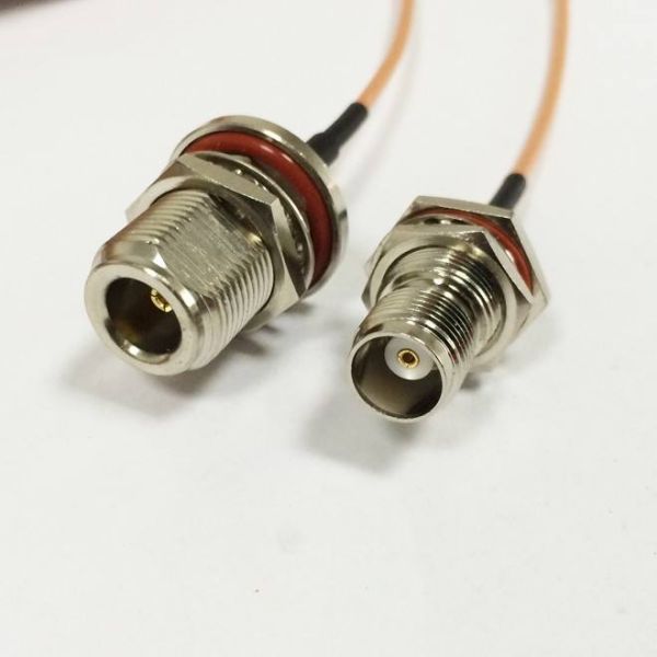 N Connector RF Coaxial Connector with 50Ω Impedance 0-3GHz Frequency and Brass Body Material for High Performance Applications