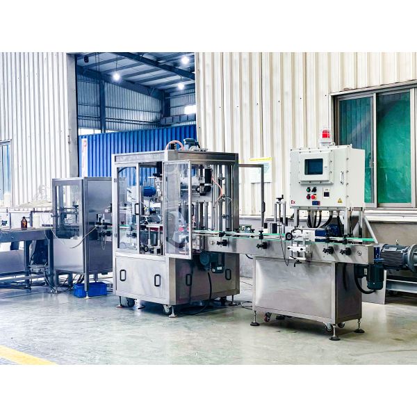 250-500ml Fully Automatic Small Bottle Filling Machine with SS304/SS316 Construction and 1000-2000 BPH Speed