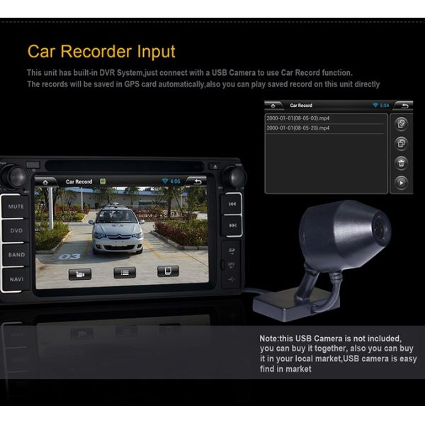 Ouchuangbo Android 4.2 Auto DVD GPS Player for Toyota Echo /Hiace /4runner Navi Multimedia System OCB-8819B