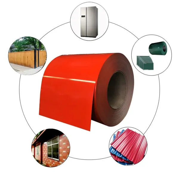 JIS Печатная цветная покрытая цинковая стальная катушка PPGI