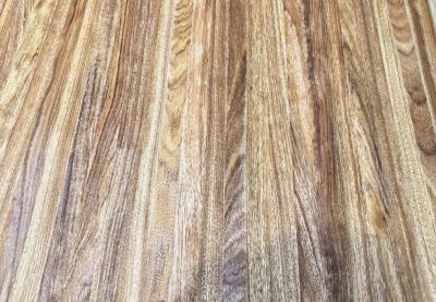 Straight Grain Pattern Zebrano Veneer Sheets Rotary Sliced Veneer Width 1.27m