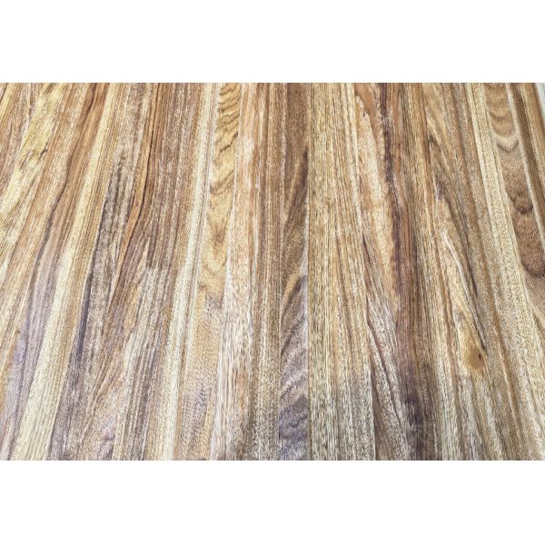 Straight Grain Pattern Zebrano Veneer Sheets Rotary Sliced Veneer Width 1.27m