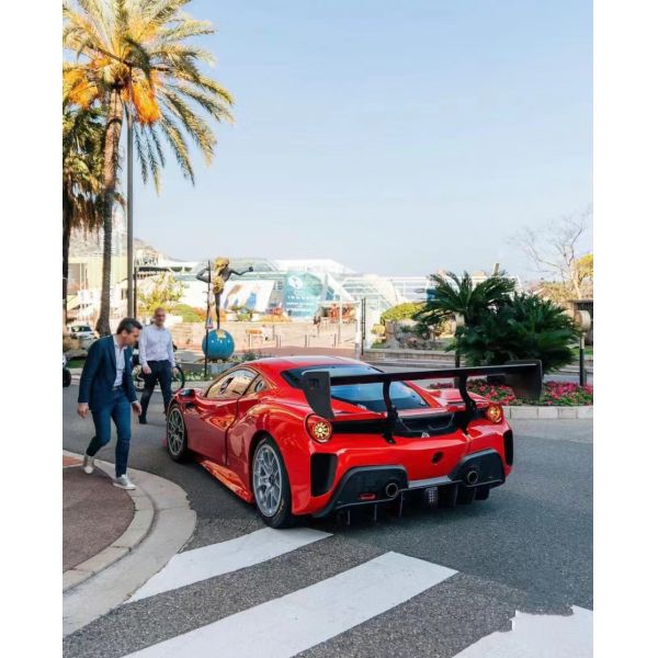 Ferrari 488 Body Kit 488 EVO Style Front Bumper Chin Lip Spoiler