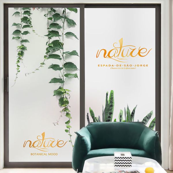 Customization Electrostatic Window Stickers 0.01mm Glass Decoration Sticker