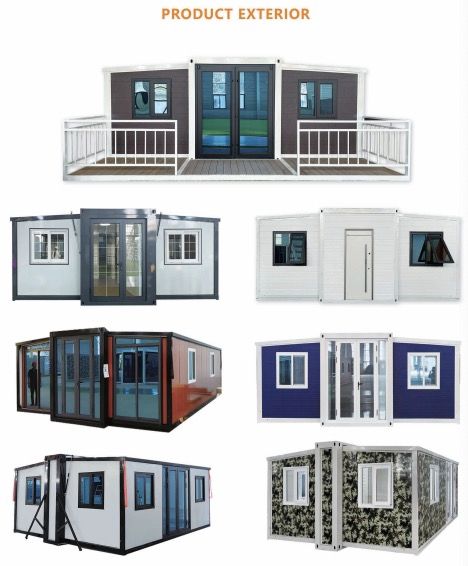 3.75 Tons Total Net Weight Expandable Container House with Galvanized Steel Sheet Roof and Polyurethane Foam Insulation