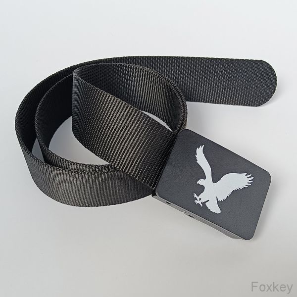 Мужской пластиковый застежный ремень из нейлона Легко печатать логотип Фотообраз