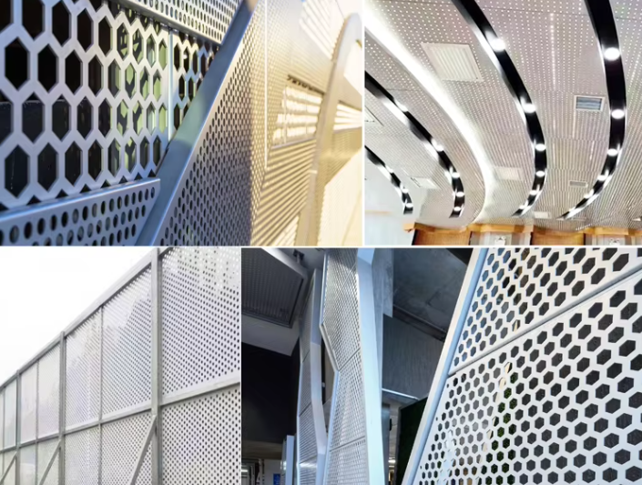SS304 Perforated Mesh Panels For Food Processing And Drying Trays