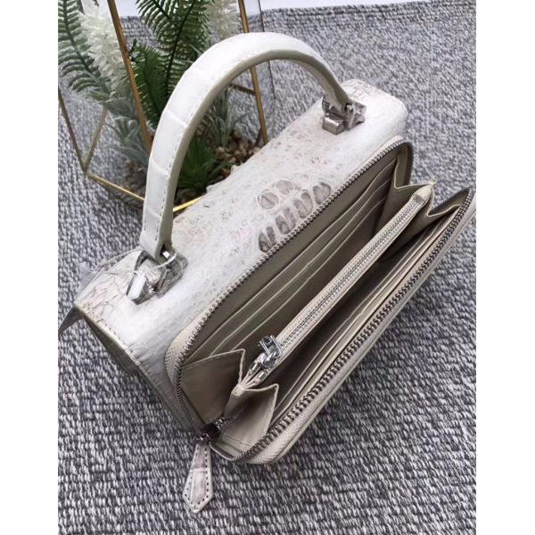 Fashion Genuine Crocodile Leather Women Small Mini Handbag Lady Purse Authentic Alligator Skin Female Cross Shoulder Bag