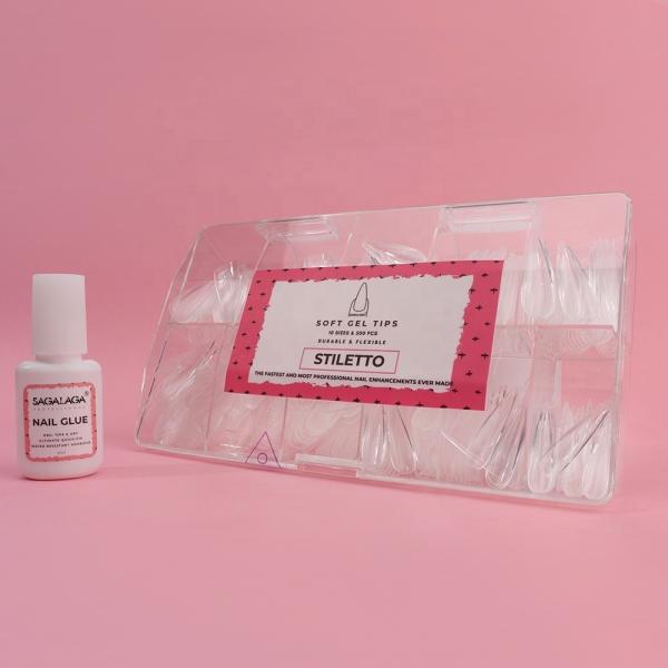 Upgrade Your Nail Game with Round Press on Nails Oem Private Label False Fake Nails Designed Press on Nails 500 Pcs/pack