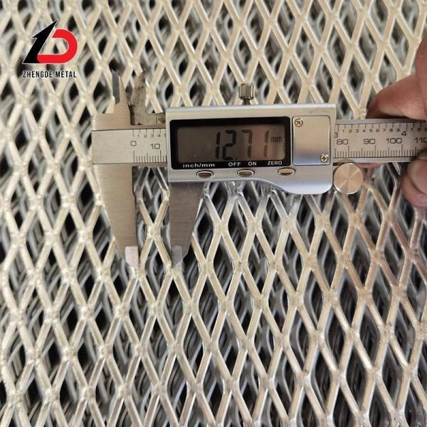 Decorative Beautiful Aluminum Expanded Metal Mesh Hot-Galvanize Colour Custormize Golden , Silver , Black , Copper Metal Stretched Mesh