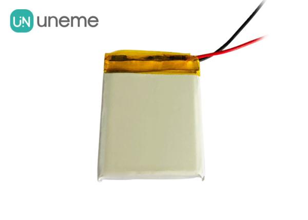 Bluetooth Tracker Lithium Polymer Battery Pack , 4.0mm*25.0mm*34.0mm Custom Lipo Battery