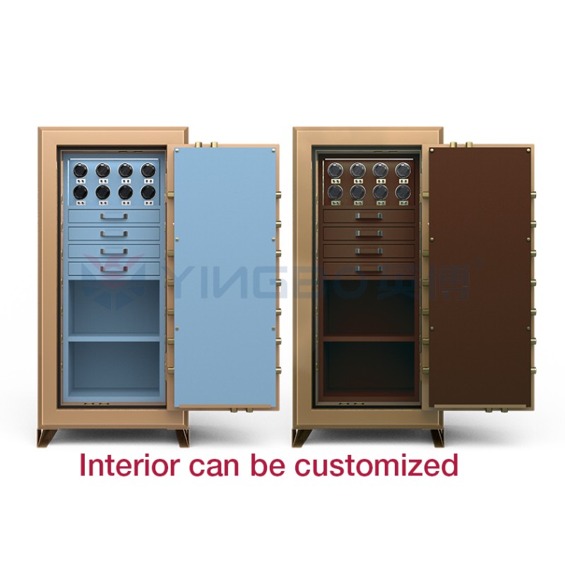 Fireproof Jewelry Safe Secure Jewelry Storage Jewelry Safe Box Watch Winder Customize Interior