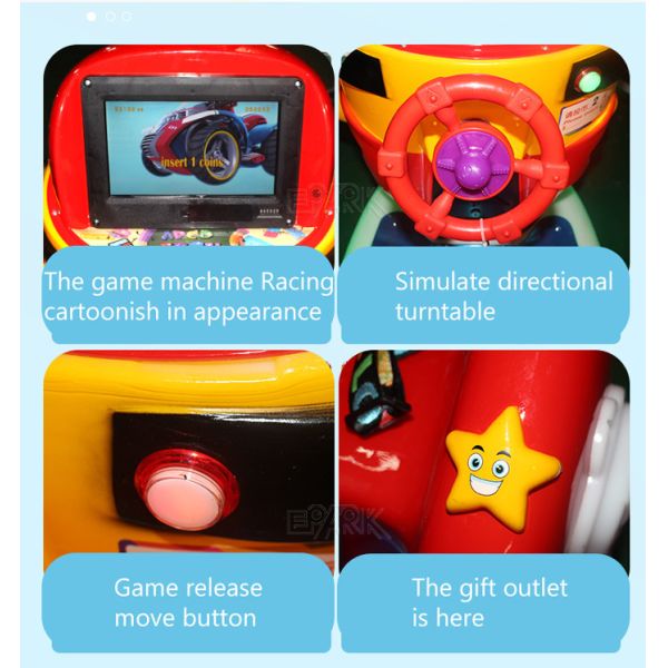 Cartoon Appearance Kids Ride With lollipop vending function coin operated machine for sale