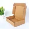 Custom Logo Corrugated Mailer Box Tuck Top Recycled Kraft Paper Coated