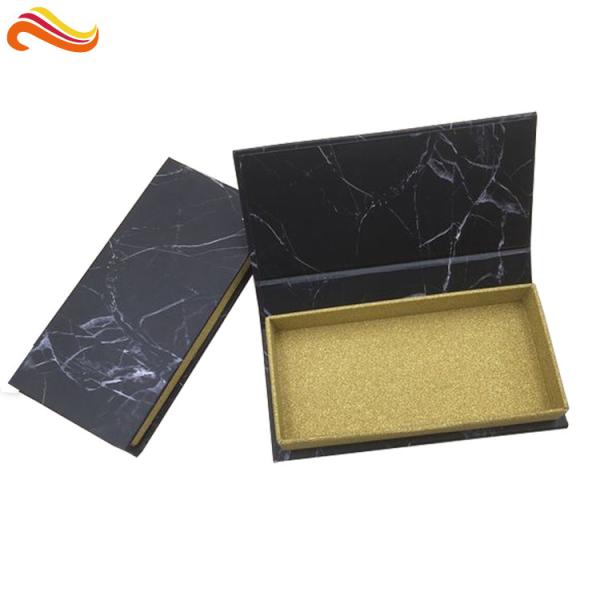 Luxury Eyelash Cosmetic Packaging Boxes Handmade eco friendly With Customized  Logo