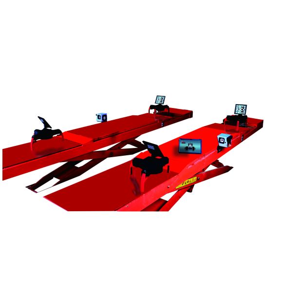 AA4C DF501 5D wheel alignment machine 5 cameras no camera beam no cabinet no monitor no computer be applicable to scissor lift, four post lift and pit.