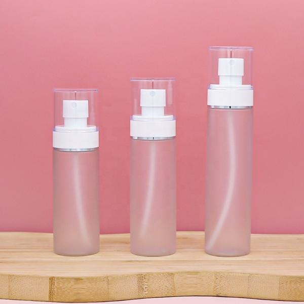 Empty Cosmetic Spray Bottles 100ml 120ml 150ml For Skincare Cosmetics Screw Up Bottle