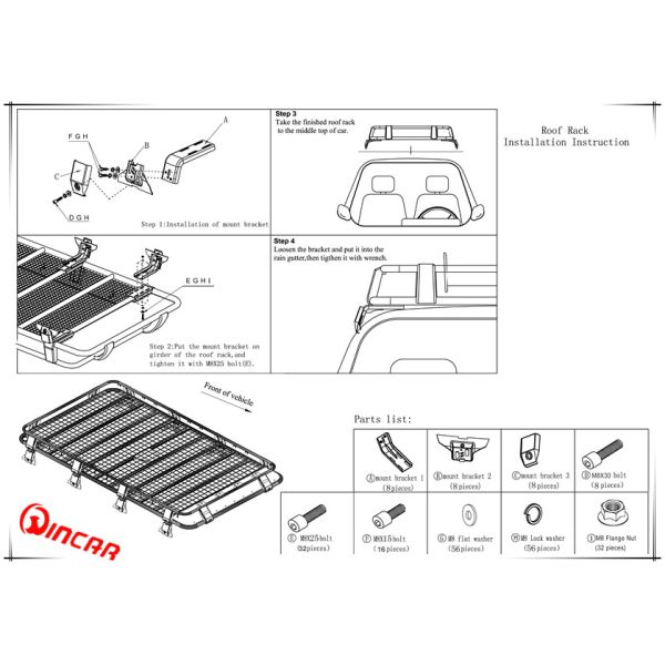Steel car roof luggage carrier , body / iron+ brake / steel Car roof racks