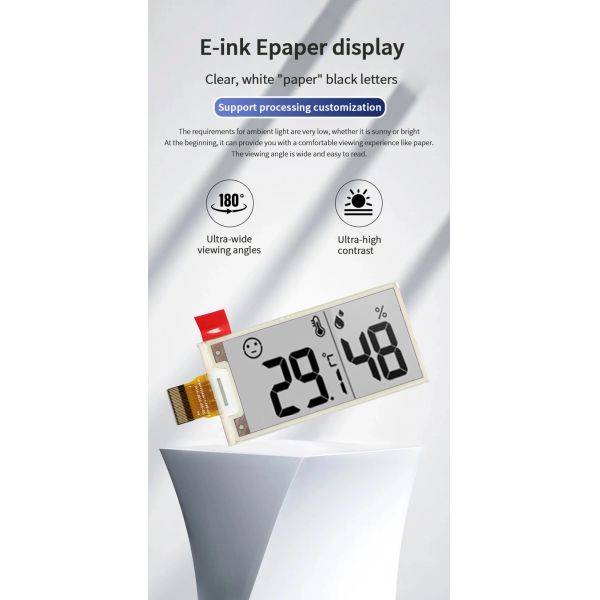 E-Ink E Paper Display 2.66Inch 152x296 E Ink Display Spi Ультраширокий угол просмотра