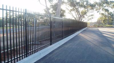 Tubular Garrison Fence / Australia Security Commerical Garrison Fence Panel / Black Garrison Fence