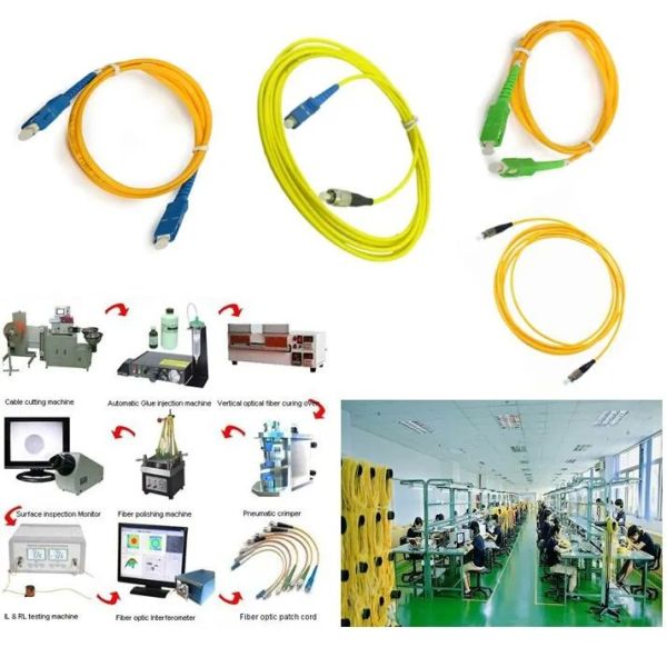 Customized ST-ST Patch cord LSZH Outer Sheath